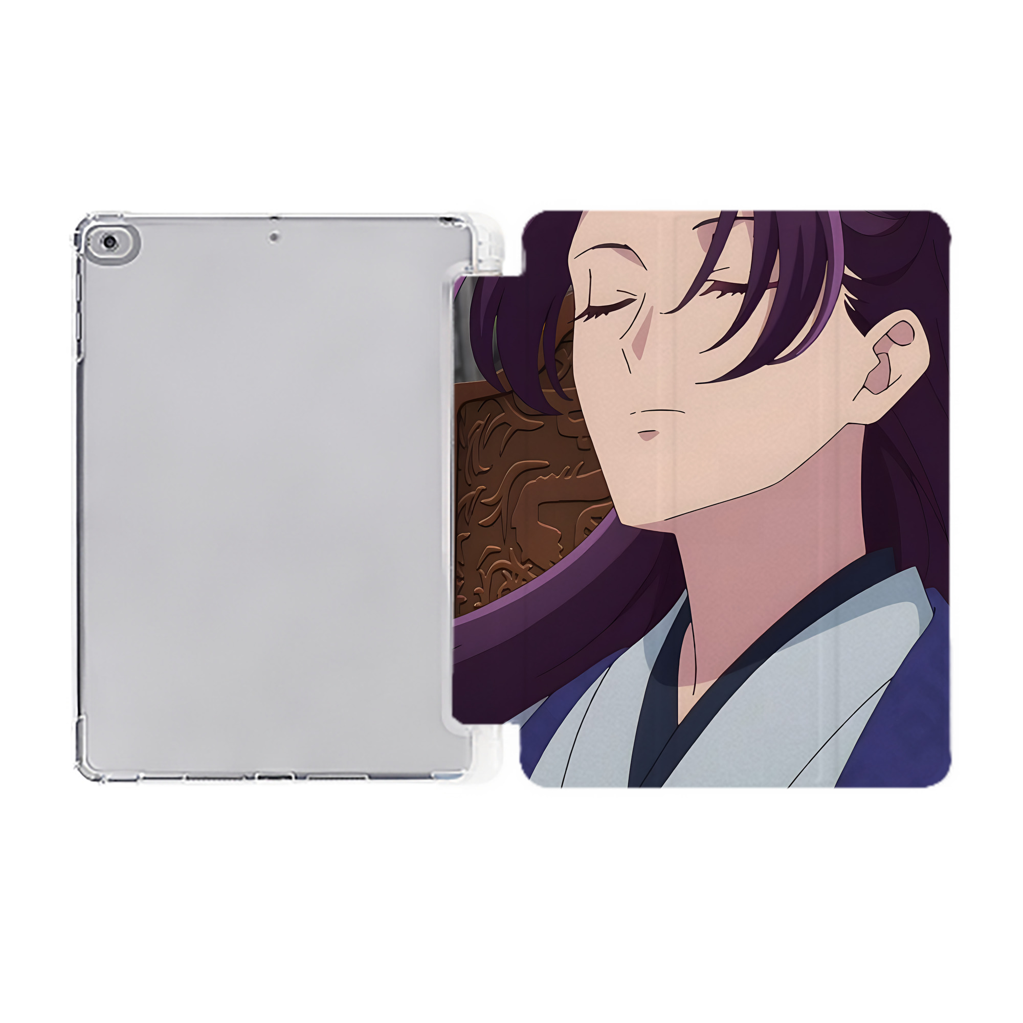 （画像用） 薬屋のひとりごと The Apothecary Diaries IPad ケース ペン収納付き 三つ折りスタンド PUレザー×シリコン 対応機種9.5/10.5/10.9インチ